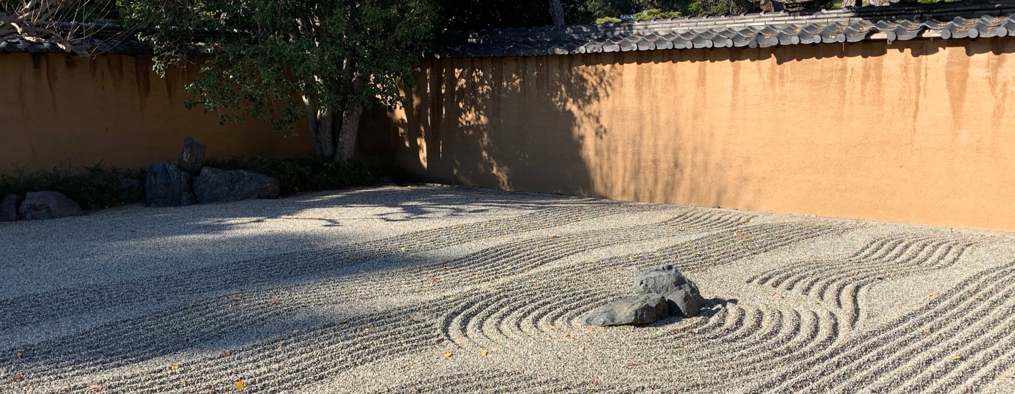 Japanese sand garden - Huntington Gardens