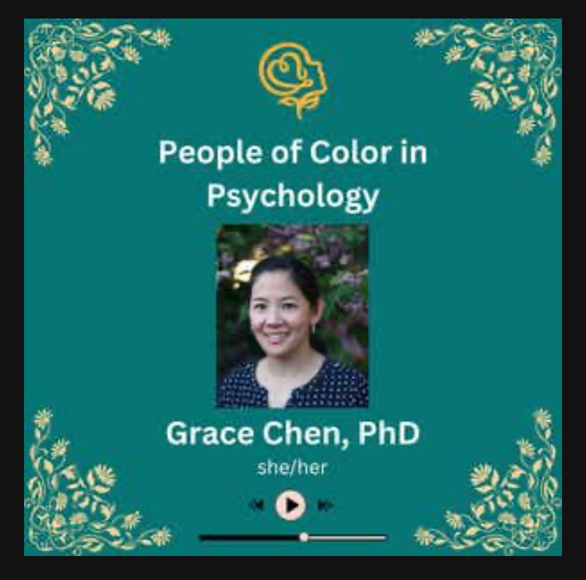 podcast title cover - "People of Color in Psychology